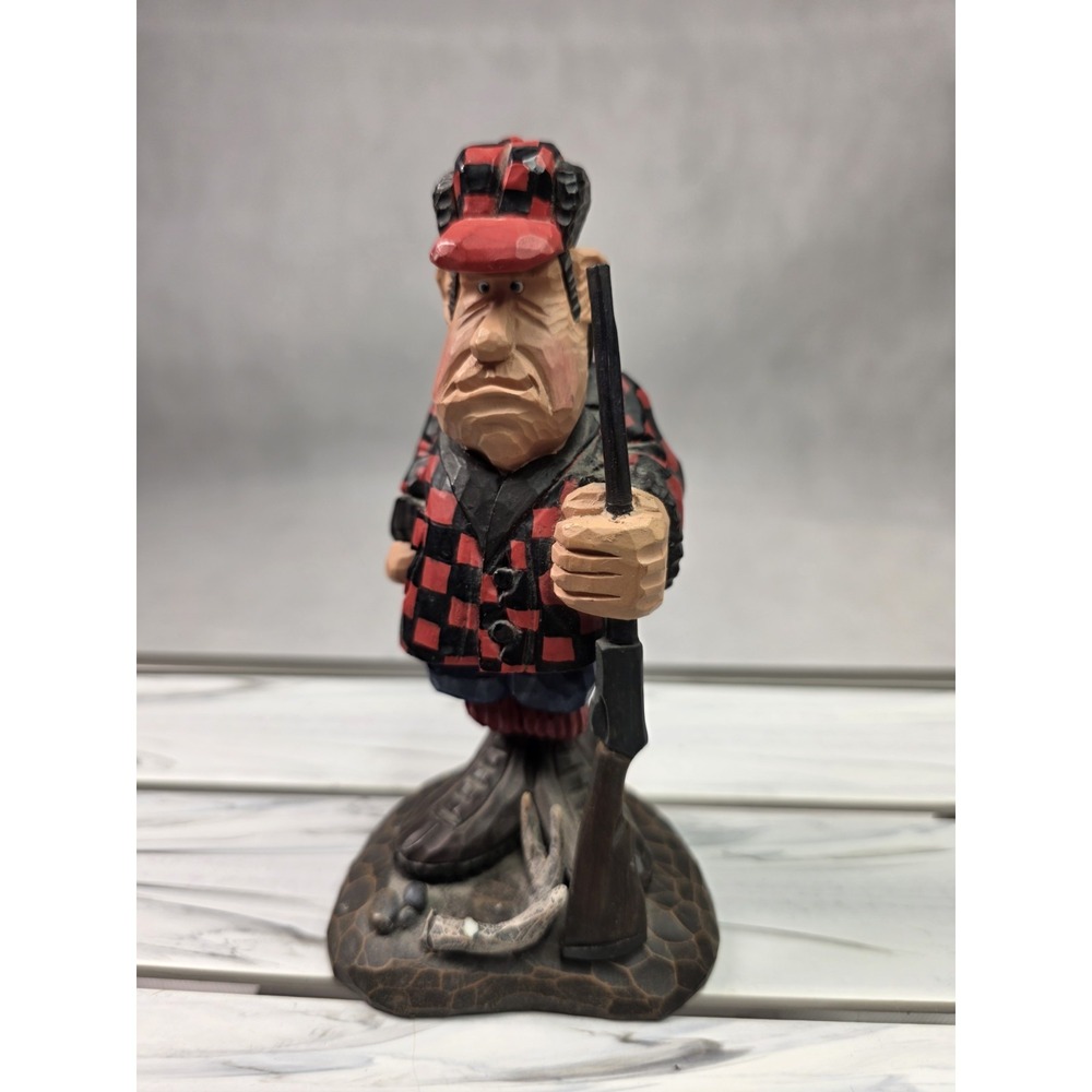 Old Fart Plaid Hunter Figurine